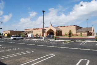 New Hall / temporary Church of Mar Addai (St. Thadeus) Assyrian Church in Turlock, California