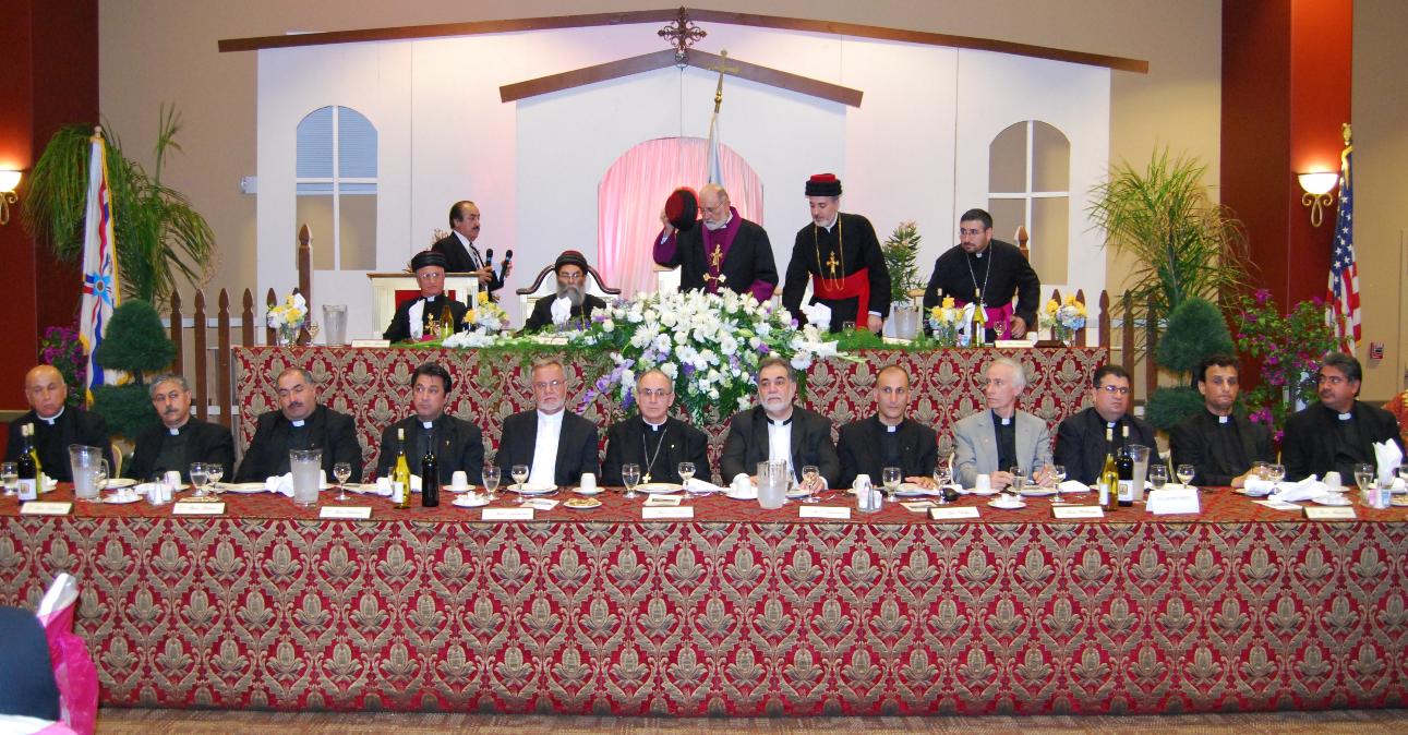 Assyrian Rabbi Khashah at Mar Addai 60th anniversary in Turlock, California, 28 June 2009